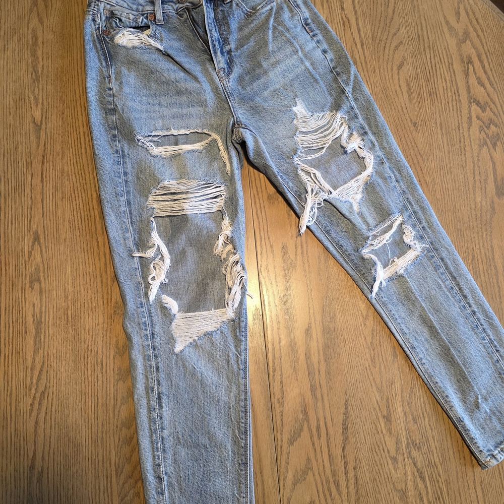 American Eagle Outfitters Light Blue Denim Shorts